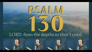 Psalm 130  a cappella amp lyrics  Tune  Martyrdom [upl. by Aicilegna]