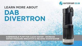 Divertron  DAB Pumps  Waterpumpcouk [upl. by Gnouhc814]