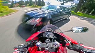 12 MINUTES OF CRAZY AND UNBELIEVABLE Motorcycle Moments [upl. by Eisset]