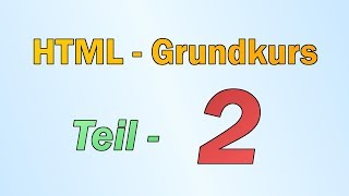 HTML  Teil 2  Formatierung von Texten [upl. by Kcirderfla677]