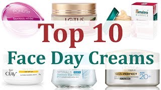 Top 10 Face Day Creams​ [upl. by Ahar121]