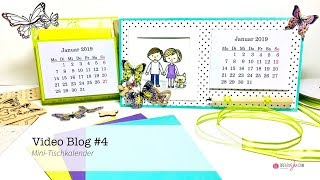 Video Blog 4  Das Jahr beginnt  mit einem MiniTischkalender [upl. by Krusche38]