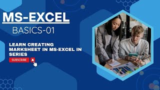 How to create marksheet in MSExcel  Basic01 Aditya Chauhan [upl. by Harobed]