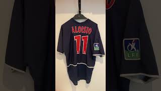 Maillot PSG 20022003 de Aloísio sa Silva Allez Paris football foot uefa [upl. by Pallaton]