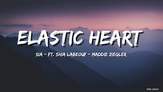 Sia  Elastic Heart Lyrics feat Shia LaBeouf  Maddie Ziegler [upl. by Akimet]