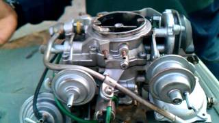 Toyota corolla carburetor help Carburetor problem How to clean carburetor [upl. by Leahcimdivad]