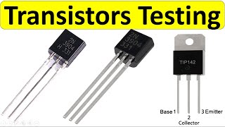 How to test transistor with multimeter THT transistor testing [upl. by Eclud]