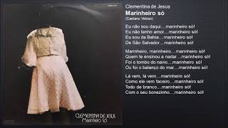 Clementina de Jesus  Marinheiro só 1973 [upl. by Ecyal]