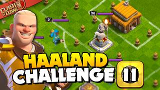 Easily 3 Star 442 Formation  Haaland Challenge 11 Clash of Clans [upl. by Elleirb686]