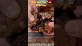 Hawaiian Mac Nut Brownies love nature indigenous brownie sweet hawaii homemade home [upl. by Ogaitnas]