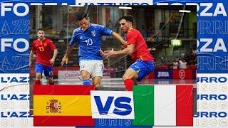 Highlights SpagnaItalia 10  Futsal  Qualificazioni FIFA Futsal World Cup 2024 [upl. by Lynne535]