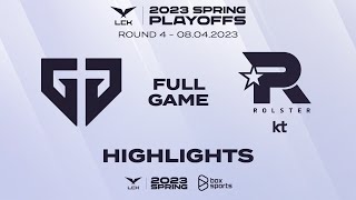 GEN vs KT Highlights ALL GAMES  PLAYOFFS ROUND 4  LCK Spring Split 2023 [upl. by Ocirnor]