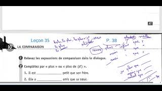 Grammaire en dialogues Leçon 35 Exercices sur la comparaison avec Madame Maha [upl. by Lemyt]