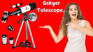 Best Starter TelescopeGskyer 70mm Telescope ReviewUnboxing Best Telescope for Kids telescope usa [upl. by Nilat]