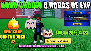 3 NOVOS CÓDIGOS 6 HORAS DE EXP  29 CÓDIGOS DE EXP BELI E RESET DO BLOX FRUITS  blox fruit codes [upl. by Brainard]