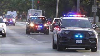 Skokie PD 6 Cars Responding ￼ [upl. by Dric]