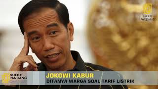 Jokowi Kabur Ditanya Rakyatnya soal Tarif Dasar LIstrik yang Naik [upl. by Yesmar]