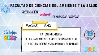 Facultad de Ciencias del Ambiente y la Salud  UNCo [upl. by Mitchell]