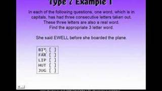 11 Plus Verbal Reasoning Type 7 [upl. by Nyrret]