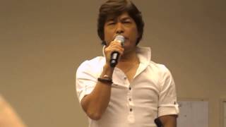 Toru Furuya doing Yamchas attack Animazement 2014 [upl. by Frankhouse]