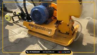 How to use the Plate Compactor  Earth compactor  Soil Compactor with Motor 5 HP [upl. by Alastair928]