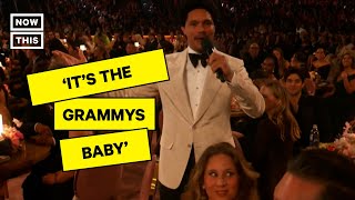 Trevor Noahs Opening Monologue for 2024 Grammys Hits All the Right Notes [upl. by Isbel]