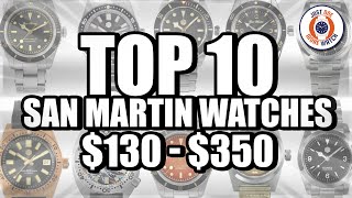 Top 10 San Martin Watches And 3 To Avoid [upl. by Kerrison119]