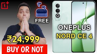 OnePlus Nord CE 4 5G Launched  ₹24999  OnePlus Nord CE 4 Price in India  Buy Or Not 🔥 [upl. by Jojo]