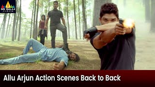 Allu Arjun Action Scenes Back to Back  Vol 2  Iddarammayilatho Telugu Movie ScenesSriBalajiMovies [upl. by Shanks]