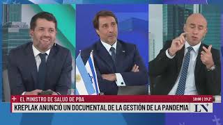 La crítica de una militante K al peronismo el pase entre Eduardo Feinmann y Esteban Trebucq [upl. by Davidde]