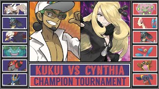 KUKUI vs CYNTHIA  Pokémon Champion Tournament Battle 2 [upl. by Tiphani]