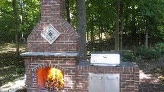 How to Build a Brick Fireplace  DIY  Part 4 of 5 [upl. by Cochard]