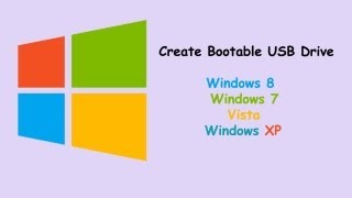 How To Create A Bootable Windows XPvista78 USB Drive [upl. by Maxima]