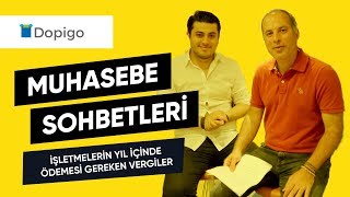 Yıl İçinde Ödenmesi Gereken Vergiler  Muhasebe Sohbetleri [upl. by Sonnnie151]