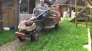 Brennholz fahren mit dem Einachser [upl. by Bethanne]