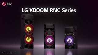 LG XBOOM RNC Series  The Ultimate Party Speaker l LG [upl. by Hauser]