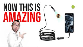 Cheap but amazing Endoscope Camera INSPECTION CAMERA REVIEW [upl. by Aziza]