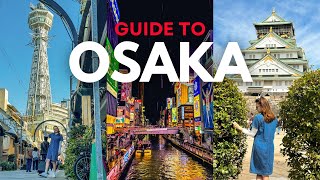 The ULTIMATE 24 Hours in OSAKA  Dotonbori Osaka Castle amp More [upl. by Fina]