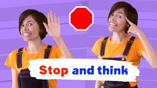 quotSTOP and THINKquot song  Making Good Choices  Self Control song for Preschool amp Kindergarten [upl. by Euphemiah]