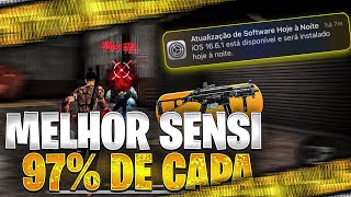 ✅MIRA NÃO TREME MELHOR SENSI PARA IPHONE EM 2023 FREE FIRE 😈🔥 SENSI PARA IOS FREE FIRE [upl. by Nylzor625]