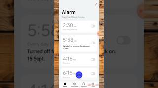 Alarm set kaise kare  How to alarm set 😱😱 shortfeed shortviral shorts ytshorts alarm [upl. by Annyrb]