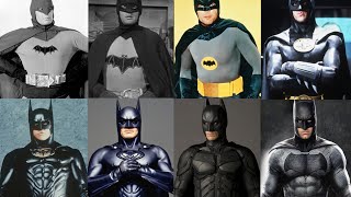 Batman Actors 1943 1949 1966 1989 1995 1997 2005 2016 [upl. by Crispen]