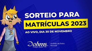 Sorteio para matrículas 2023  CEM Pastor Dohms  Unidade Alvorada [upl. by Derag407]