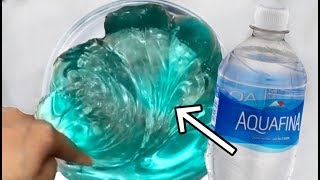 1 INGREDIENT SLIME 💧 ❓ WATER  slime [upl. by Suoivatnom]