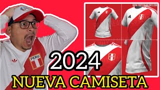 La NUEVA camiseta ADIDAS de la SELECCIÓN PERUANA para 2024 🇵🇪🔥😱 [upl. by Cuthbertson]