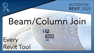 BeamColumn Joins  Every Revit Tool  Revit 2020 [upl. by Pare]