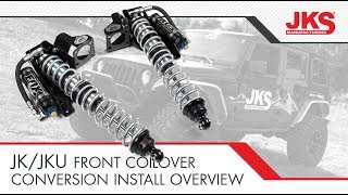 Wrangler JK Coilover Conversion  Install Overview [upl. by Freeborn750]