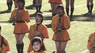 Bandfest 2012 Kyoto Tachibana High School Band Japan Action clip [upl. by Nylram]