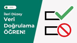 Excel Veri Doğrulama Özelliği İleri Düzey Örneklerle Detaylı Anlatım  EXCEL 751 [upl. by Steven]