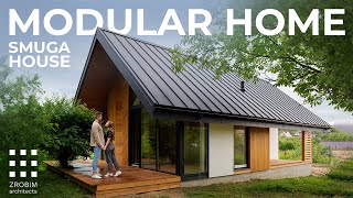 Prefab Modular Home overview of modern sustainable architecture [upl. by Strephonn]